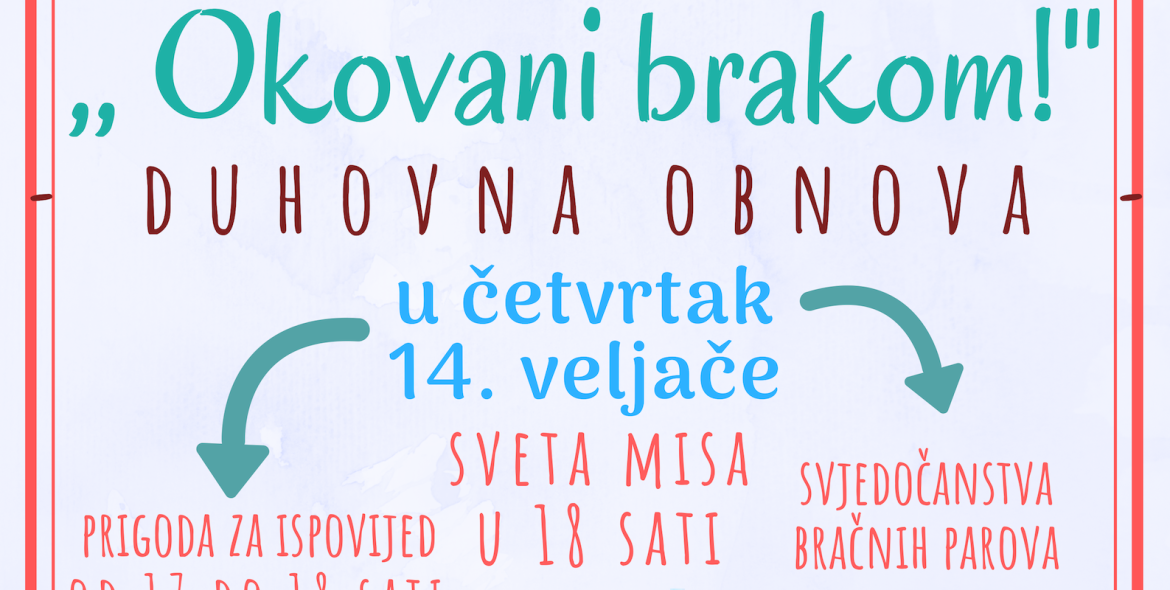 Duhovna obnova na Valentinovo